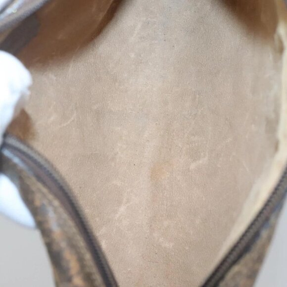 GUCCI GG Supreme Web Sherry Line Clutch Bag PVC Beige Red 56 01 012 Auth BA1131 - Picture 13 of 16